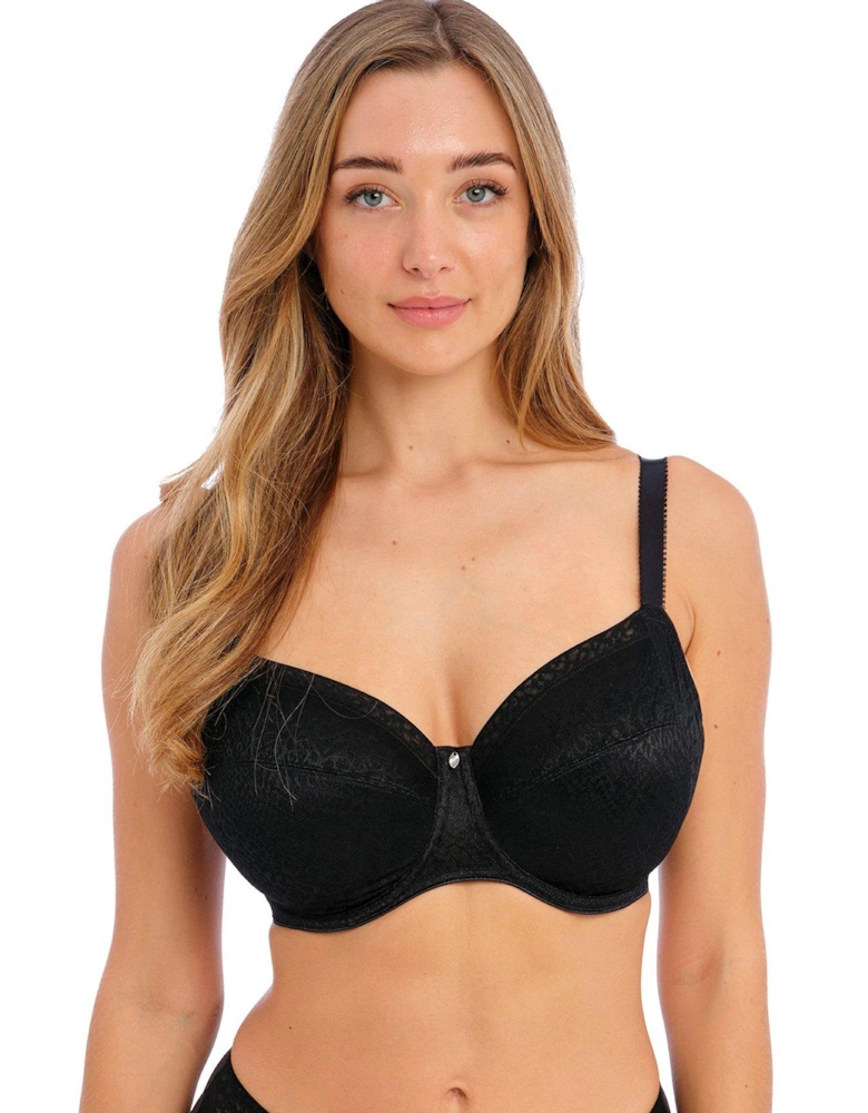 Envisage Underwired Full Cup Side Support Bra - Black