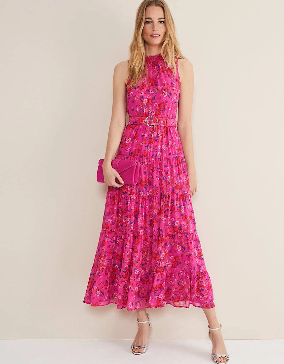 Kara Floral Tiered Maxi Dress, 9 of 8