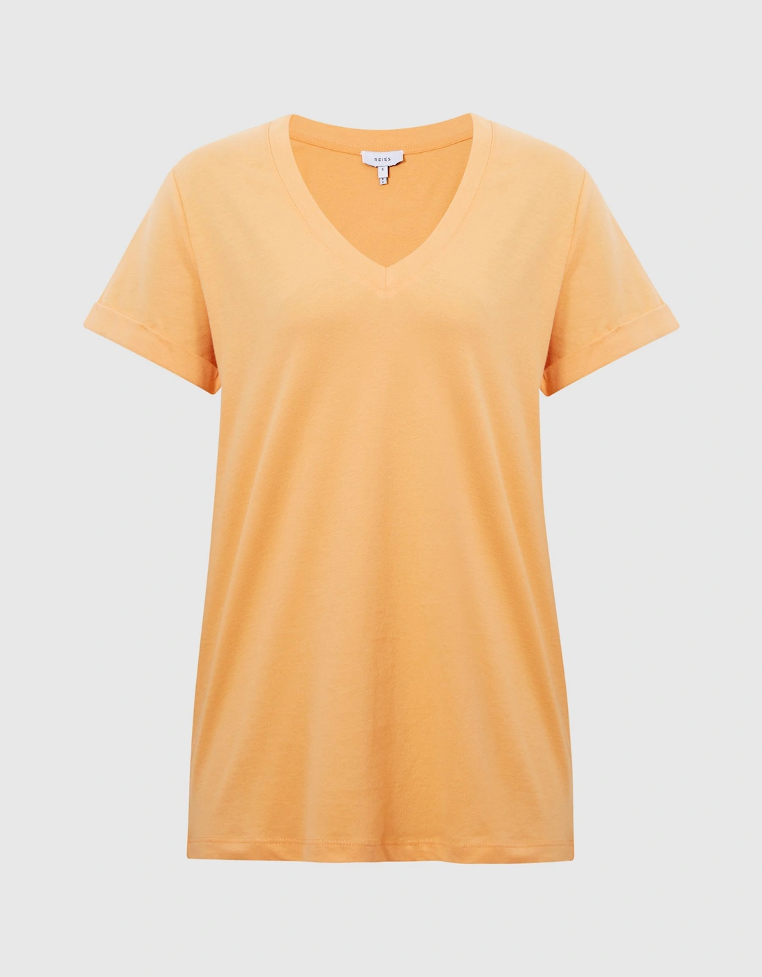 Cotton Jersey V-Neck T-Shirt, 2 of 1