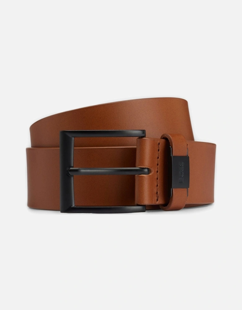 Boss Connio-b Sz40 Leather Belt Medium Brown