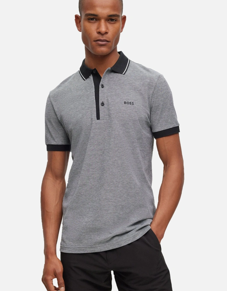 Boss Paule 4 Polo Shirt Charcoal