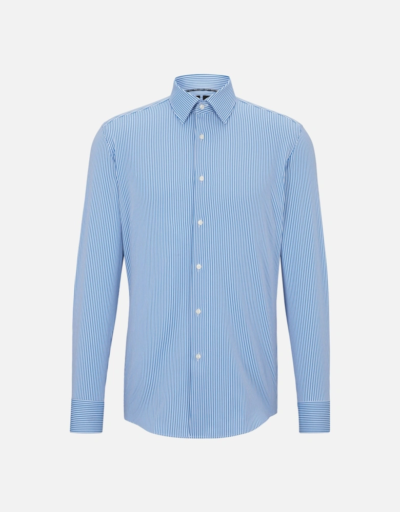Boss P-hank -kent-c1-long Sleeve4d Shirt Bright Blue