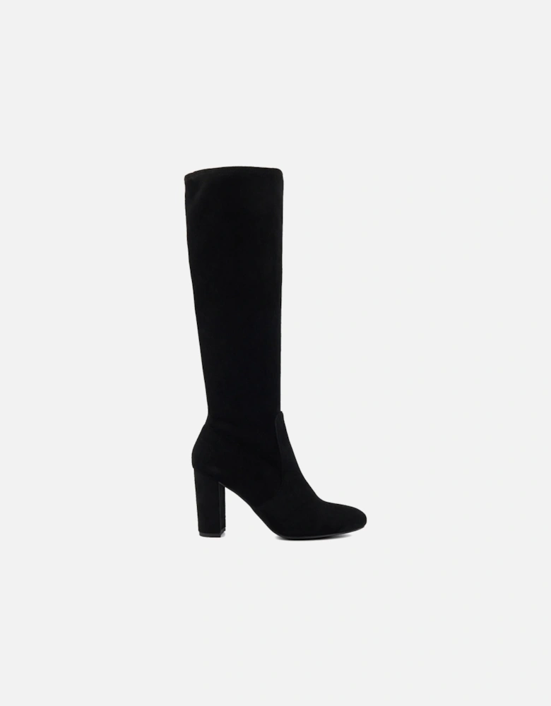 Ladies Safron - Block-Heeled Knee-High Boots