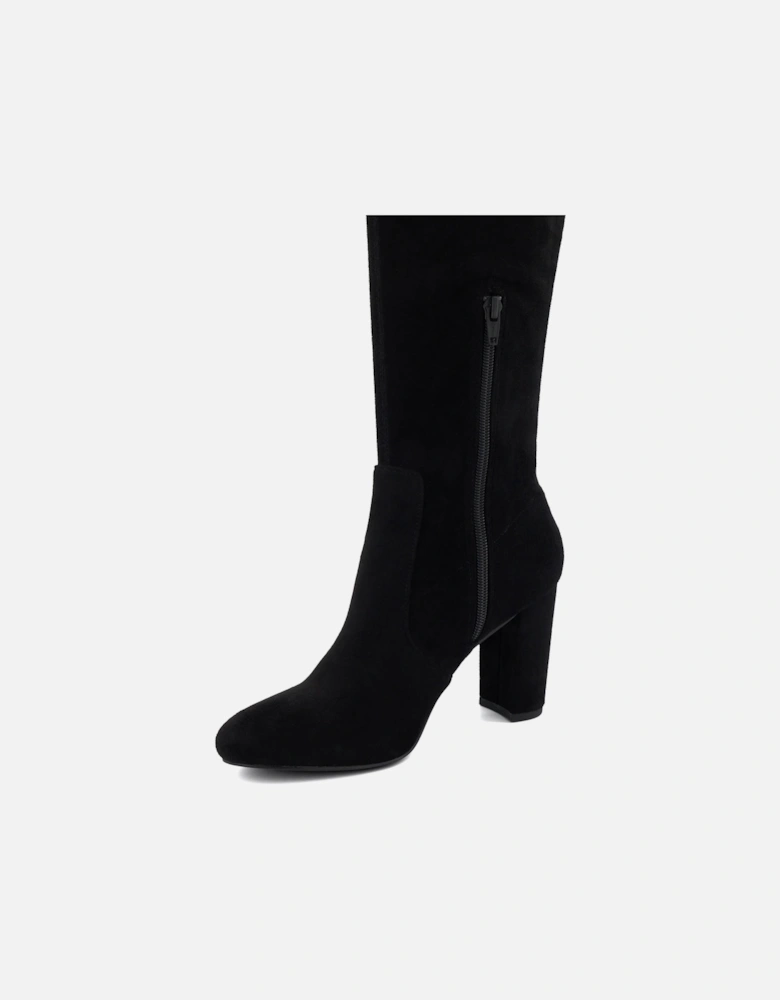 Ladies Safron - Block-Heeled Knee-High Boots