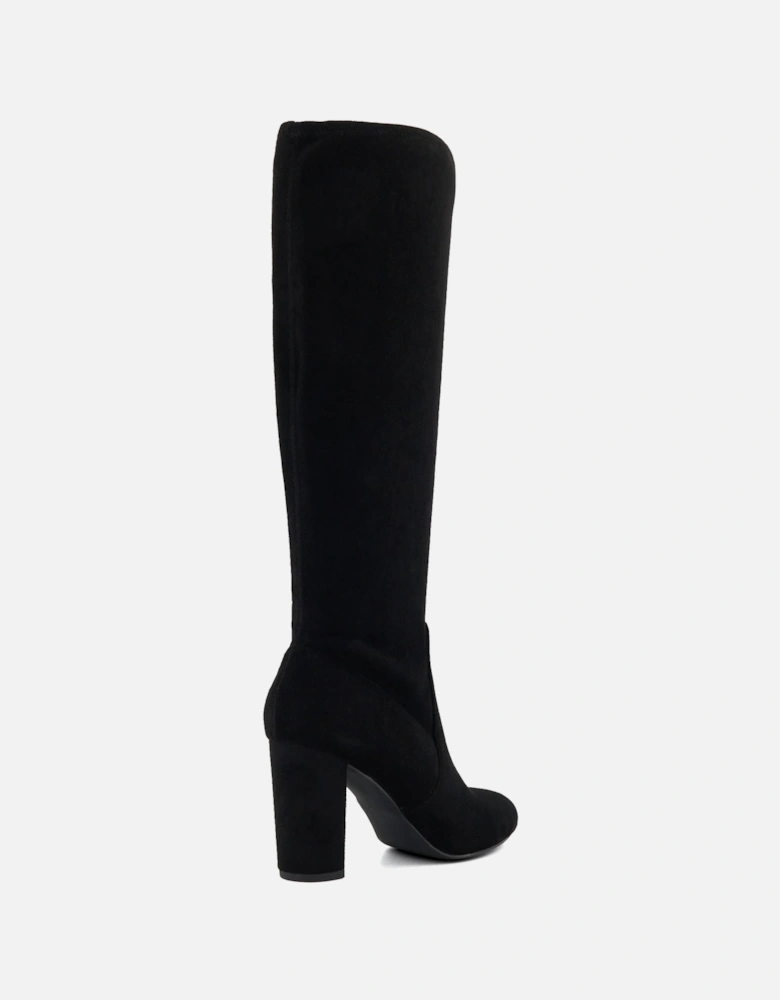 Ladies Safron - Block-Heeled Knee-High Boots