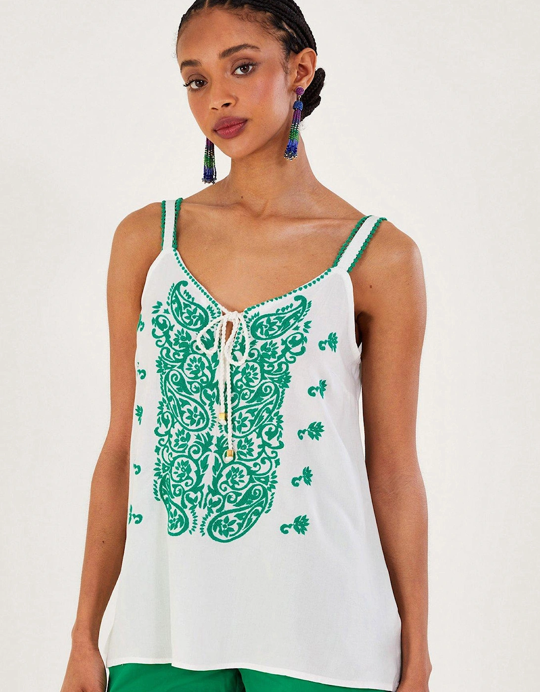 Embroidered Cami, 2 of 1