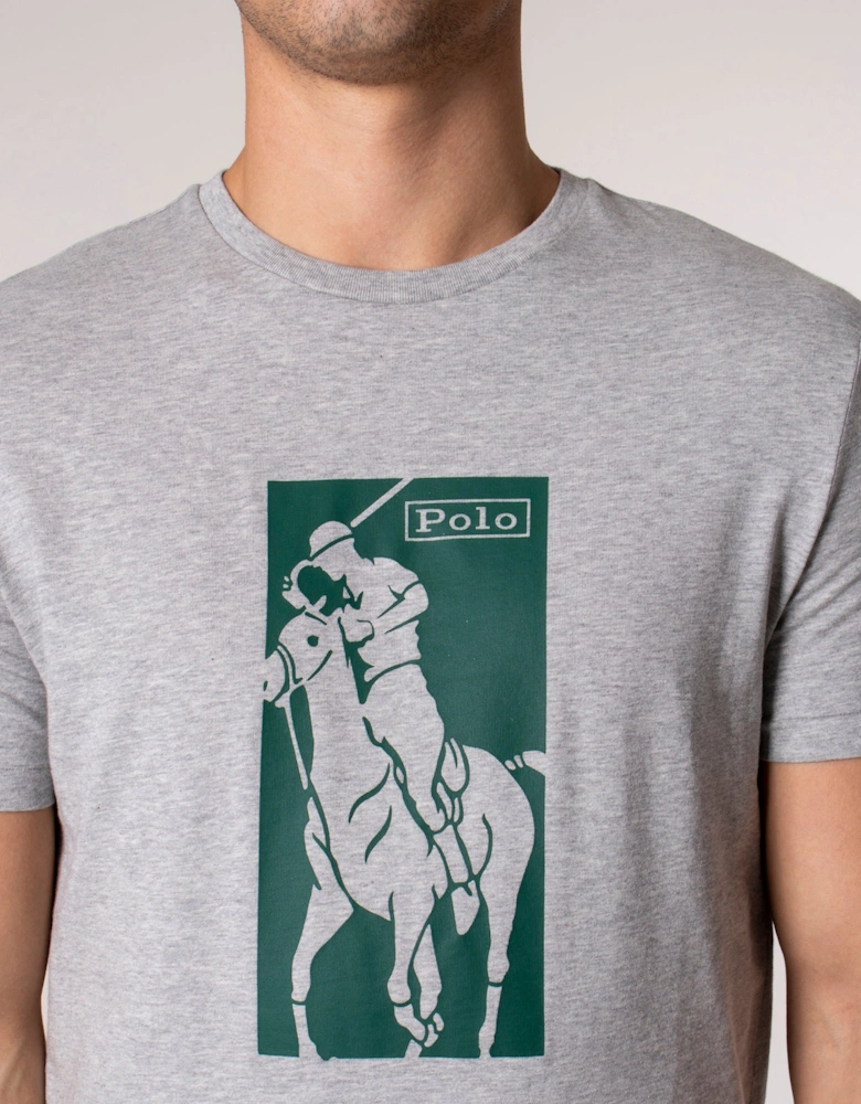 Custom Slim Fit Large Polo Player Logo T-Shirt
