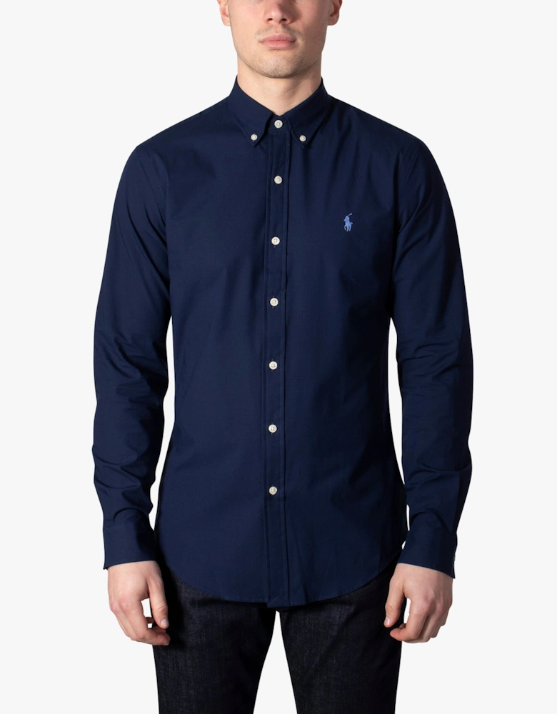 Slim Fit Stretch Poplin Shirt