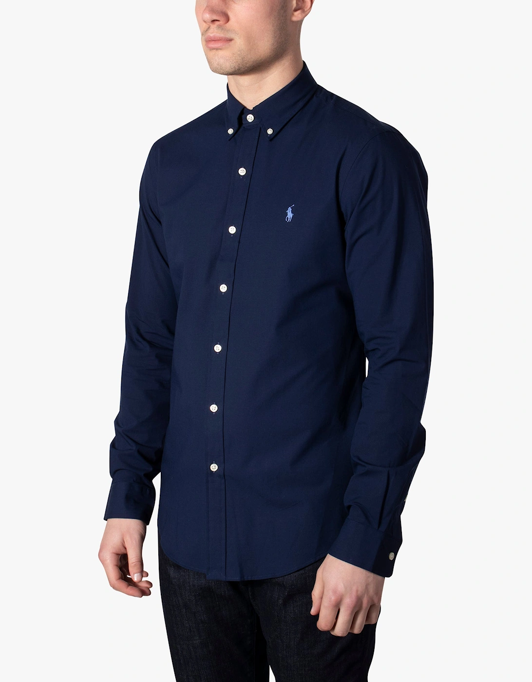 Slim Fit Stretch Poplin Shirt