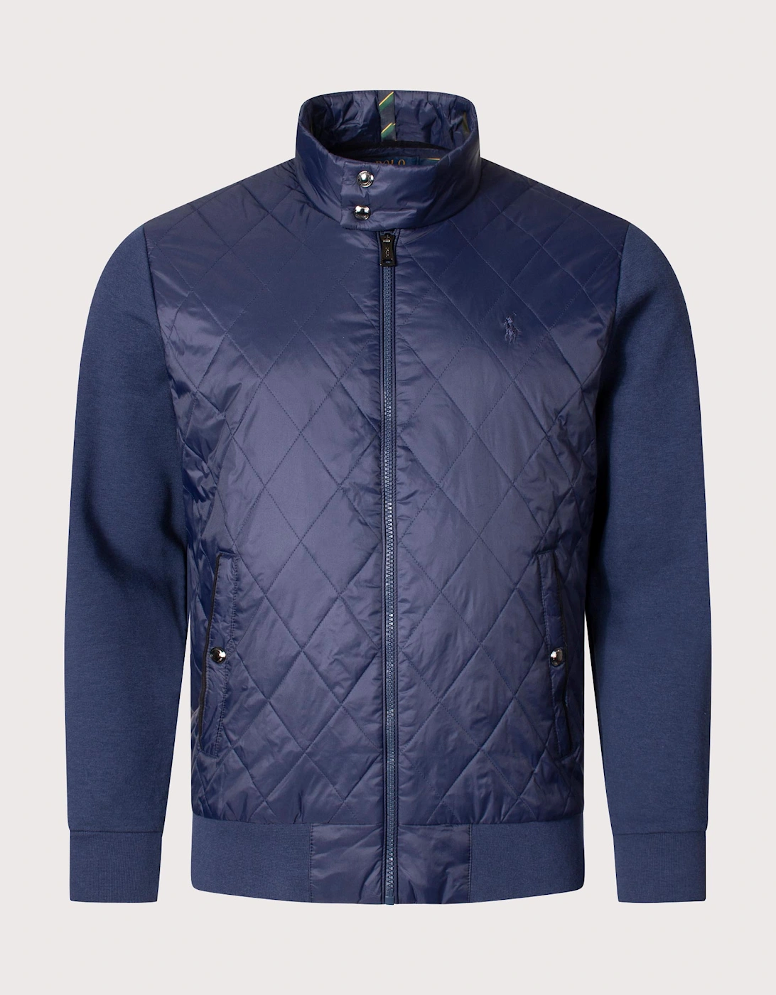 Relaxed Fit Diamond Quilted Hybrid Sweatshirt/Jacket, 9 of 8