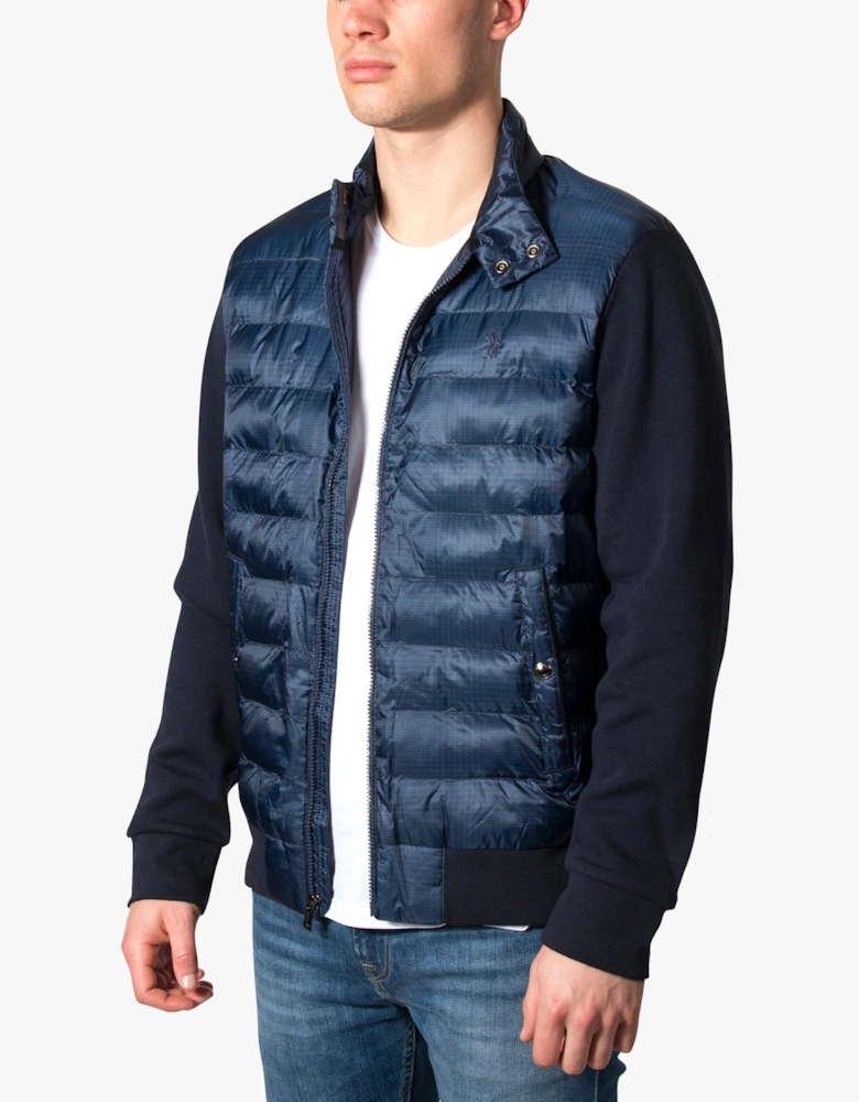 Relaxed fit Quilted Hybrid Sweat - Jacket