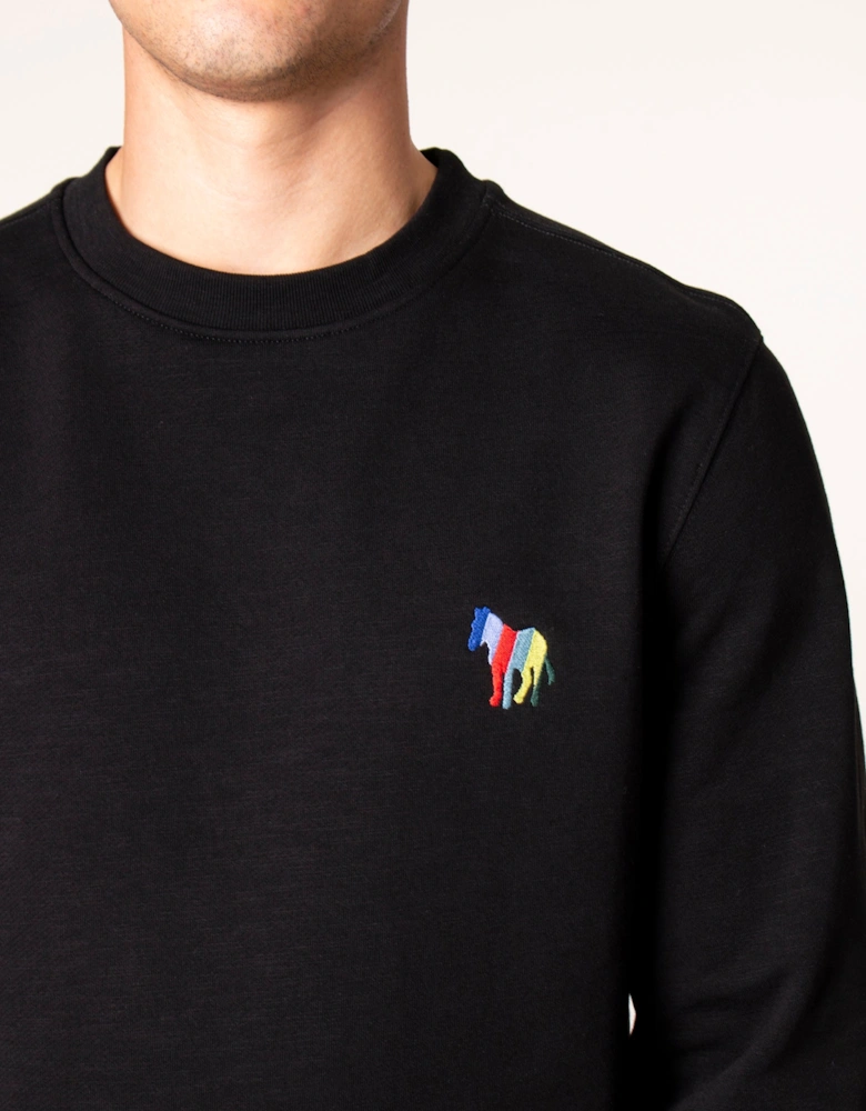 Stripe Zebra Logo Sweatshirt