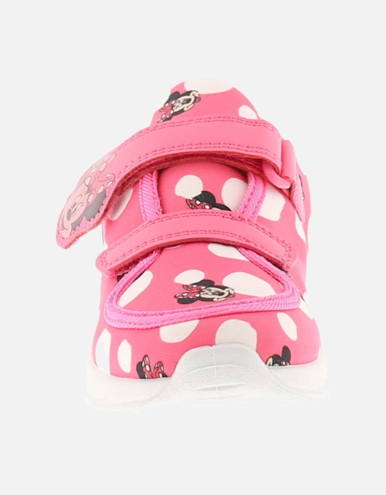 Girls Trainers Infants Selene Touch Fastening pink UK Size