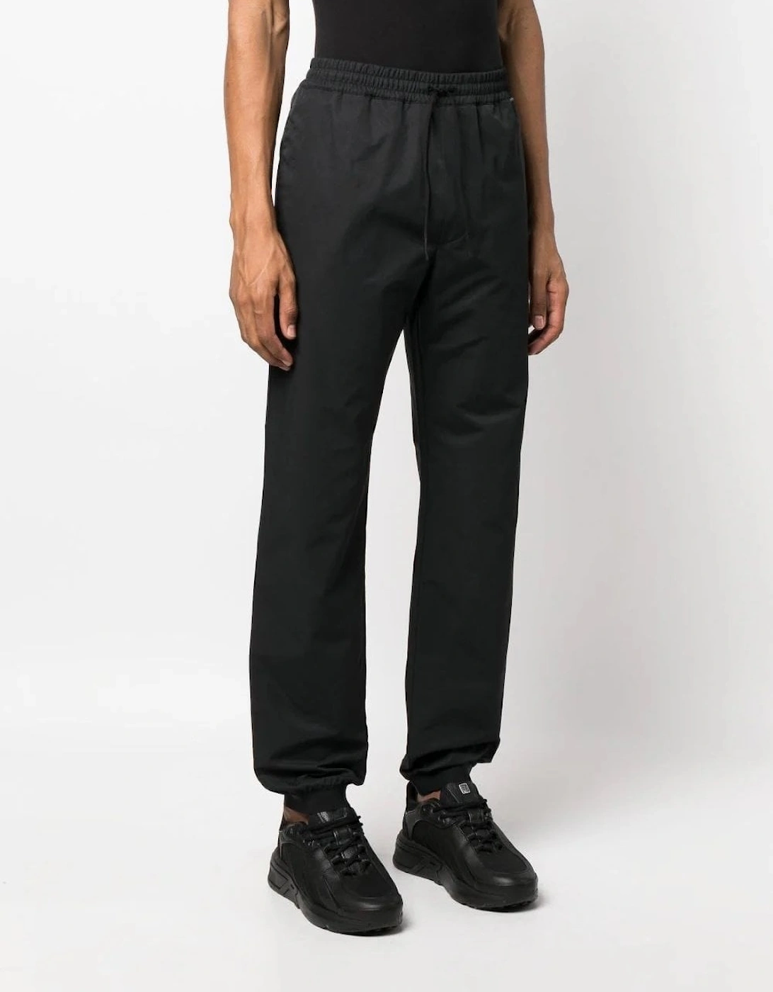 Cotton Tapered Trousers Black, 6 of 5