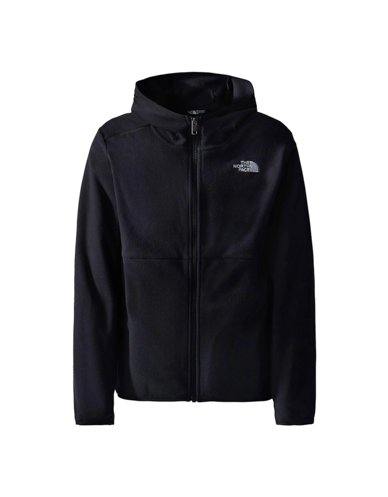 Teen Glacier Full Zip Fleece Hooded Jacket - Black