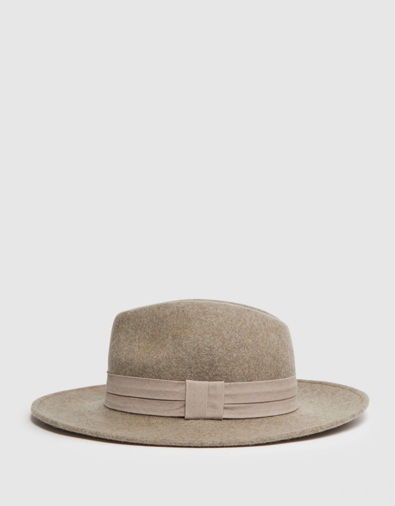 Wool Wide Brim Fedora Hat