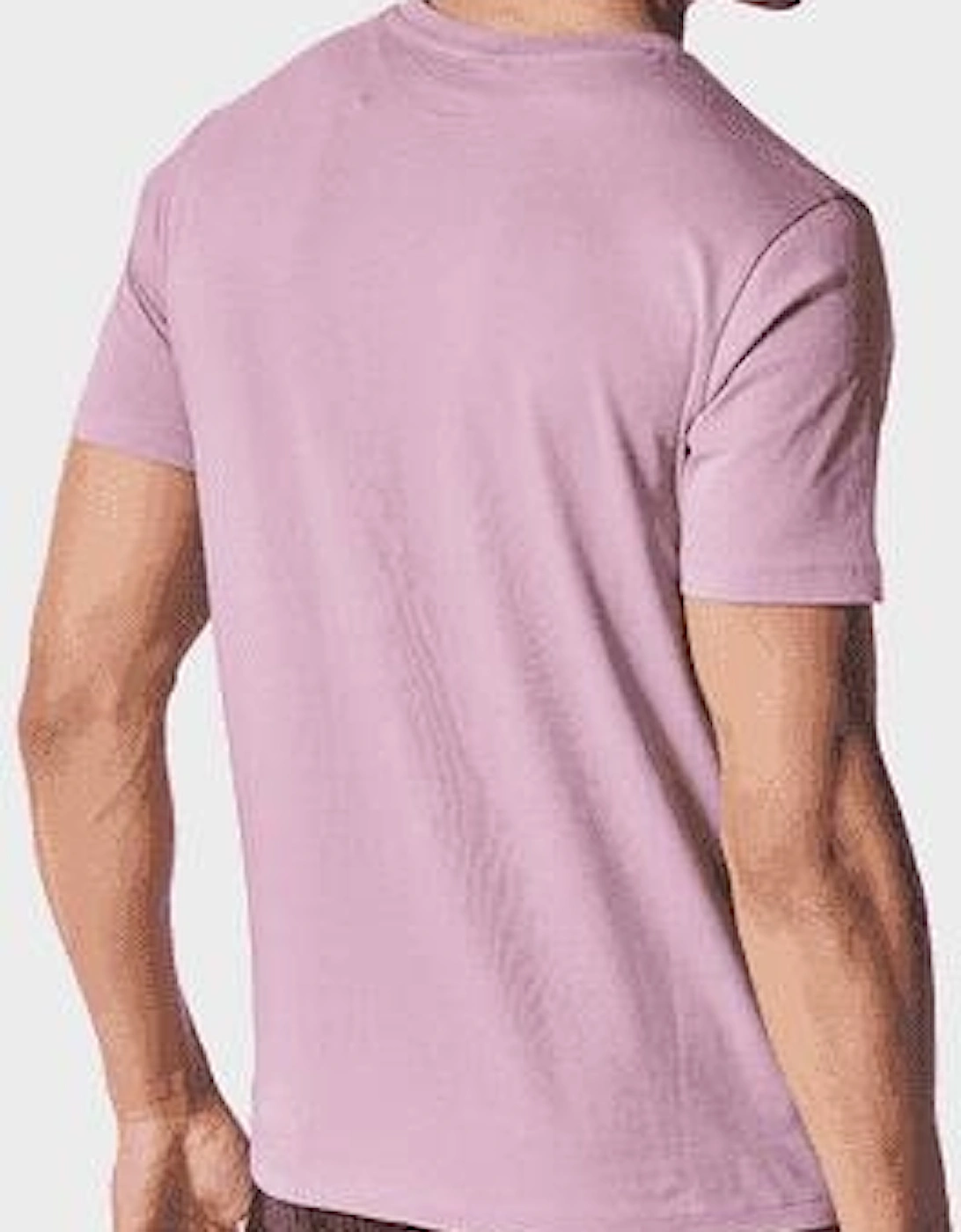 Bassa Cotton Colour Block Logo Pink T-Shirt