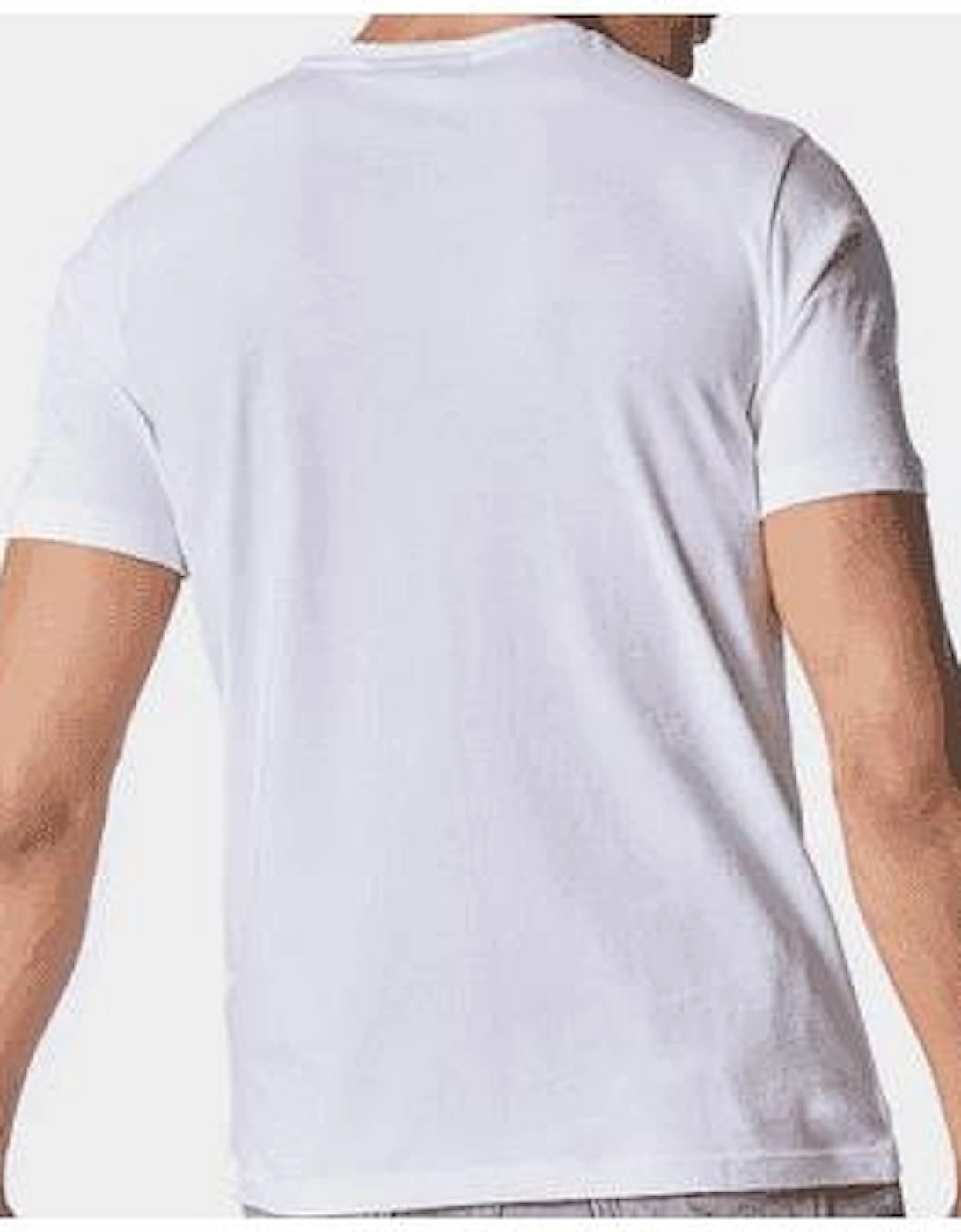 Tino Cotton Embroidered Signature White T-Shirt