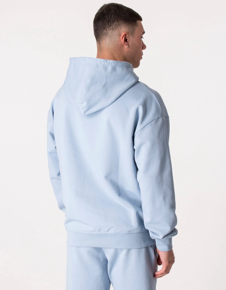 Oversized 4M Embroidered Logo Hoodie