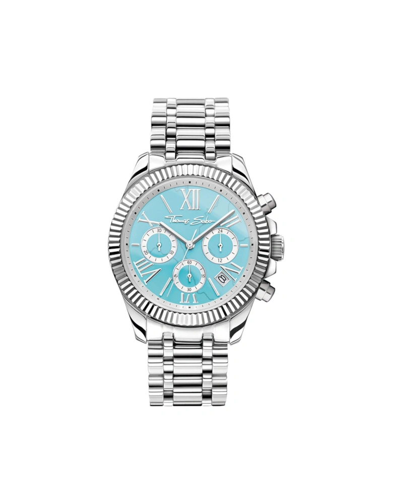 Ladies Turquoise Dial Watch