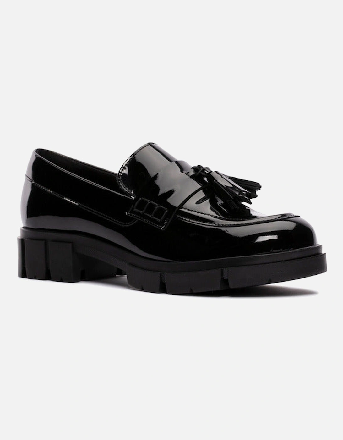 Teala Loafer in Black Patent, 2 of 1