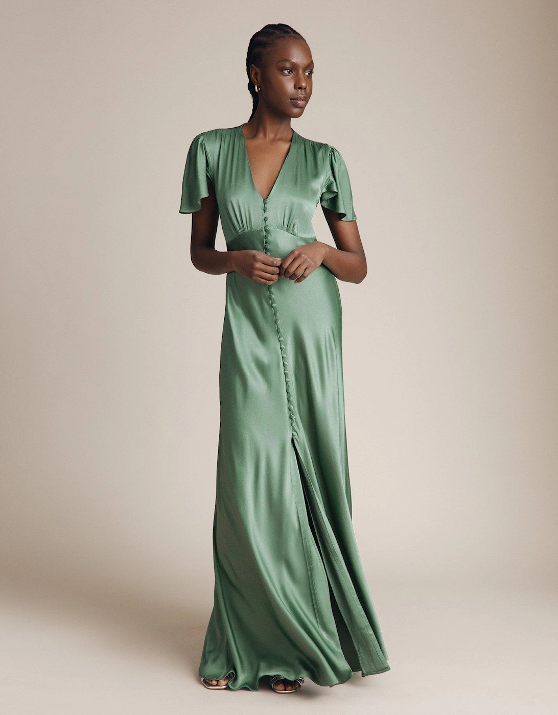Delphine Dress - Green, 2 of 1