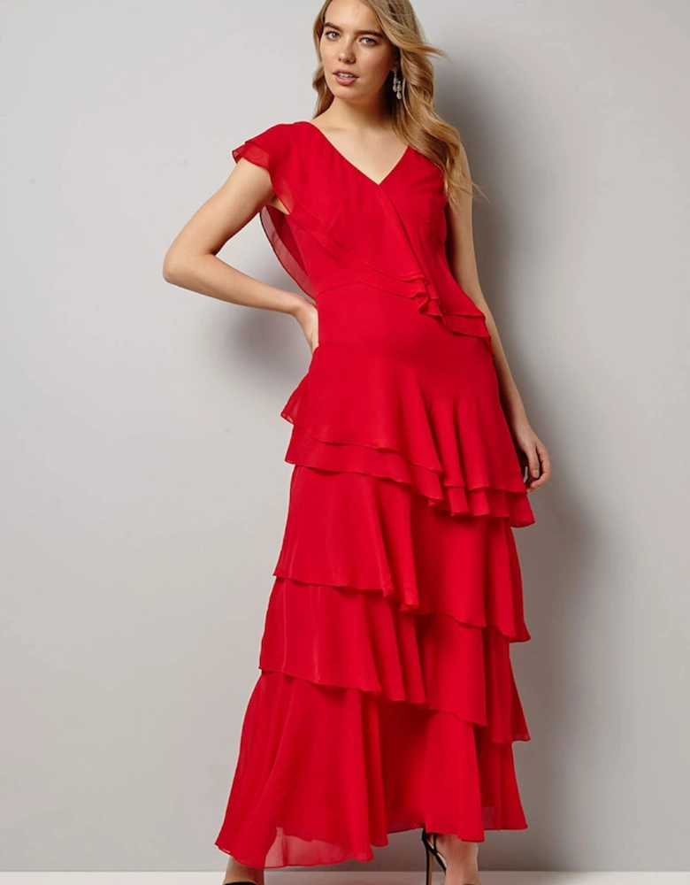 Betsy Frill Maxi Dress