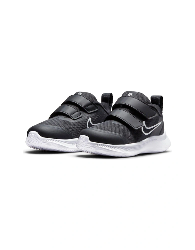 Star Runner 3 Infant Trainer - Black/Grey 