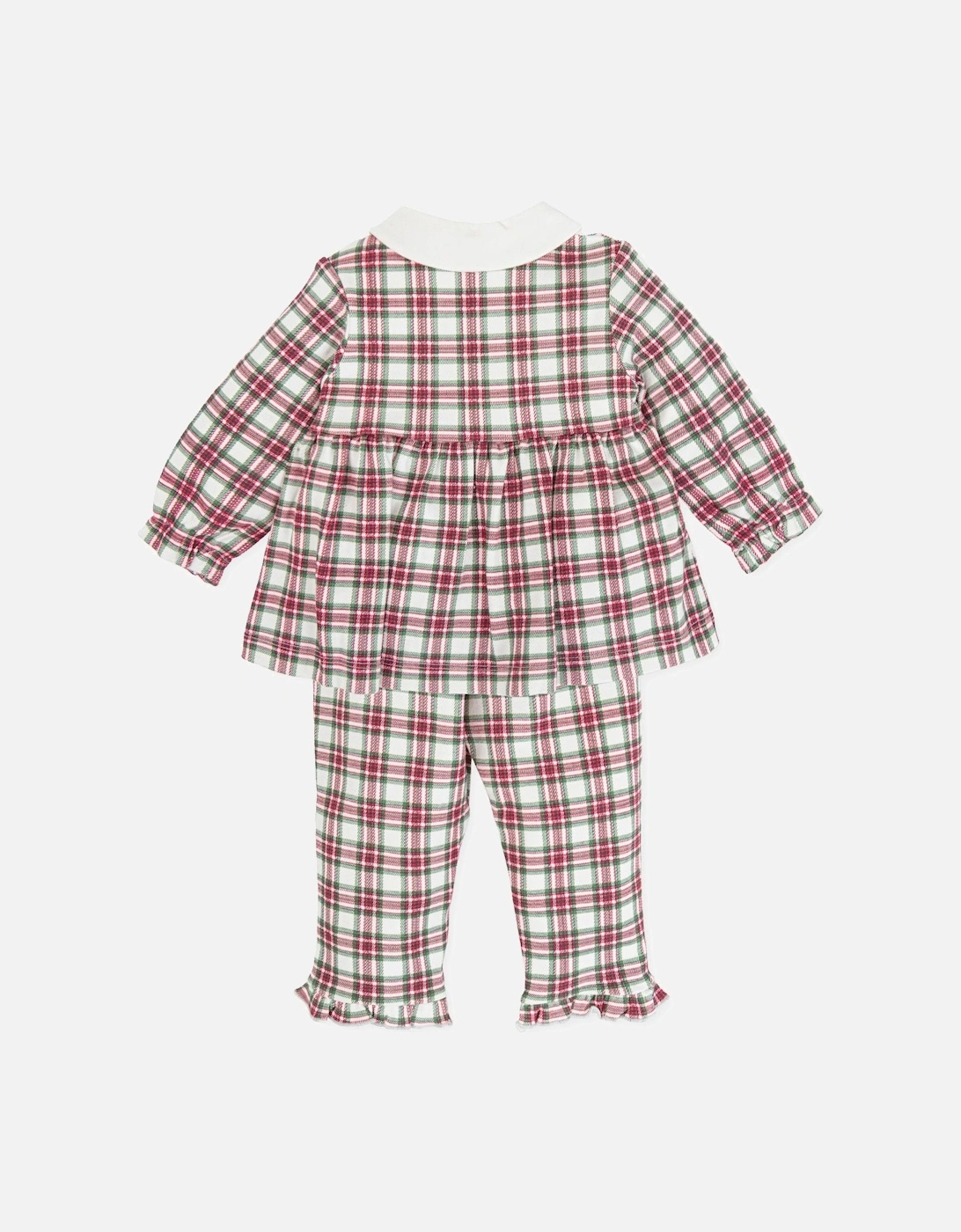 Girls Red Tartan Pyjamas