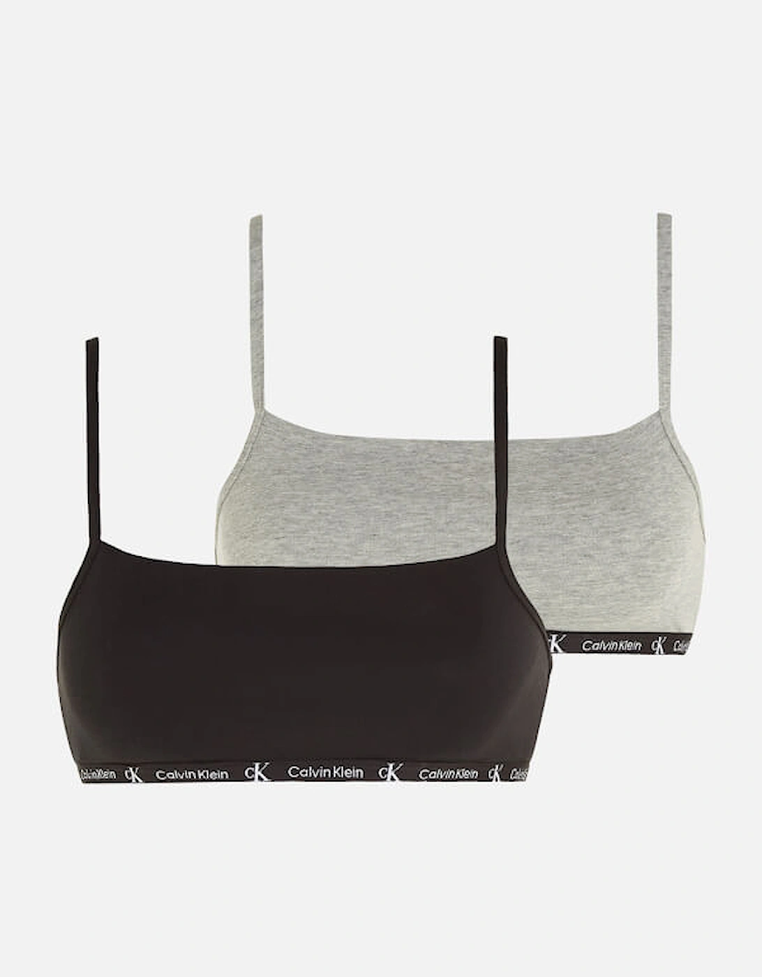 CK 1996 Two-Pack Cotton-Blend Bralette, 2 of 1