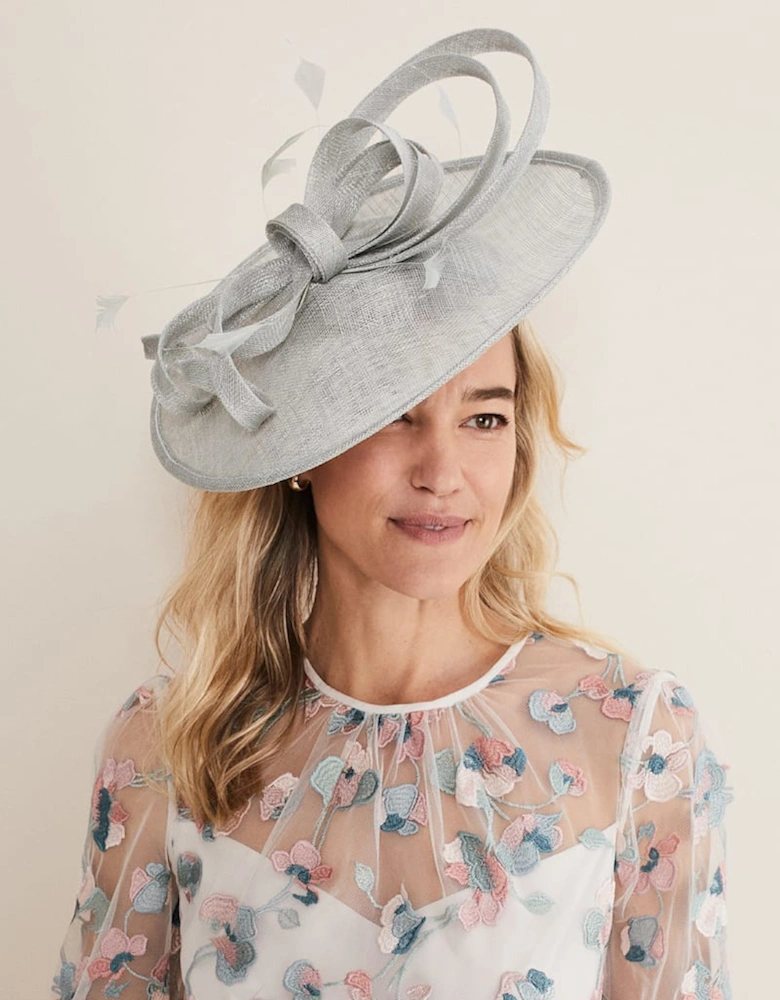 Layered Bow Disc Fascinator