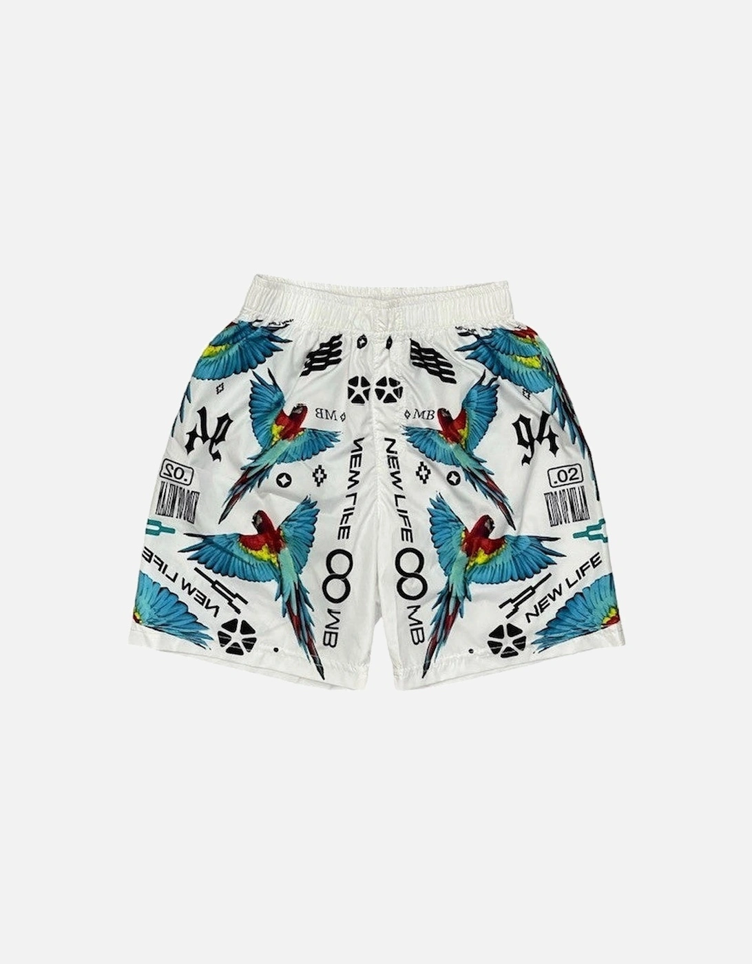 Boys White New Life Swimming Shorts, 2 of 1