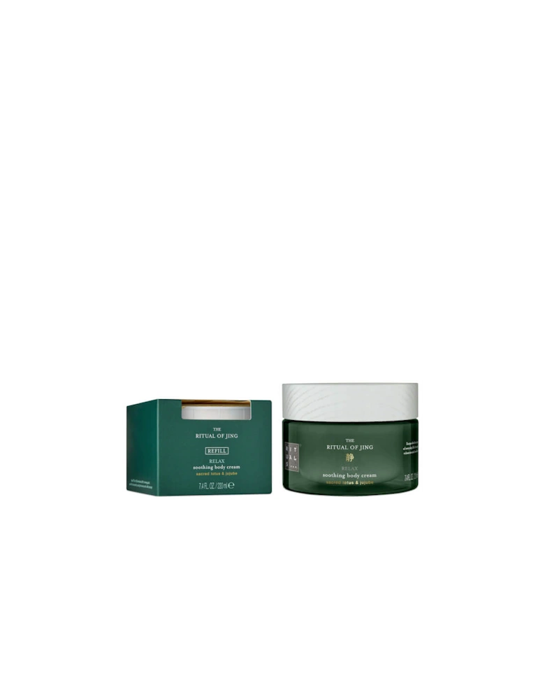 The Ritual of Jing Subtle Floral Lotus & Jujube Moisturising Body Cream and Refill Pack 2 x 220ml