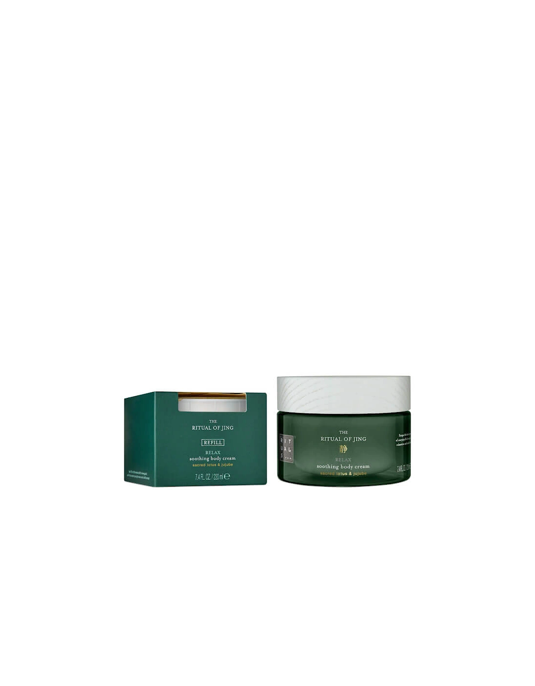 The Ritual of Jing Subtle Floral Lotus & Jujube Moisturising Body Cream and Refill Pack 2 x 220ml, 2 of 1