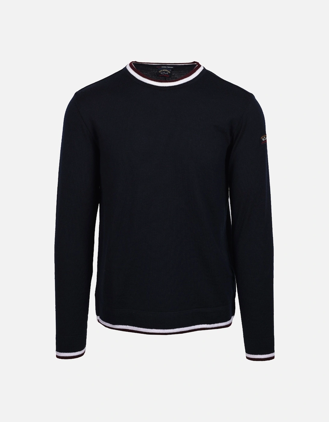 Paul And Shark Crew Neck Knitwear Navy, 6 of 5