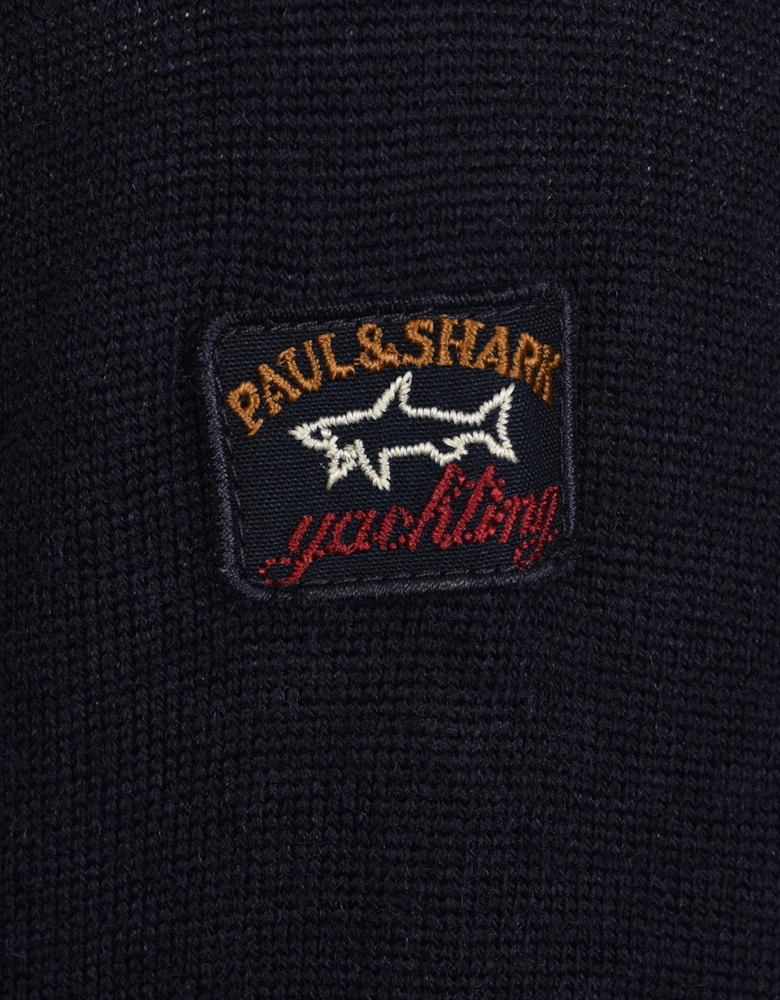 Paul And Shark Crew Neck Knitwear Navy