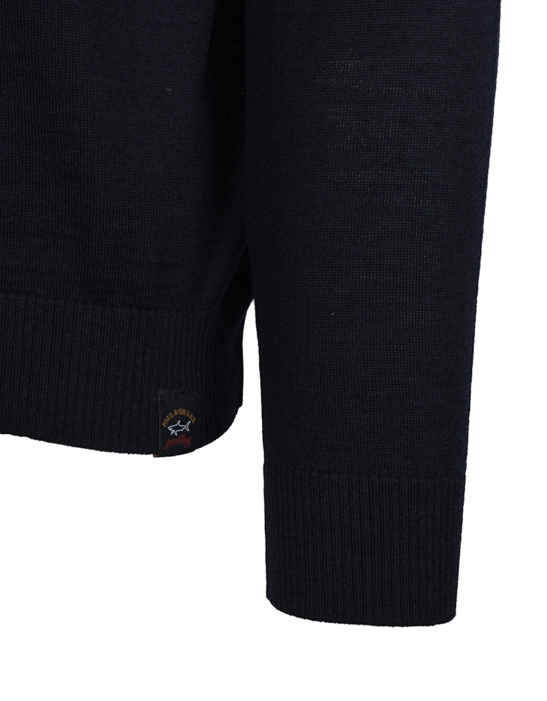 Paul And Shark Crew Neck Knitwear Navy