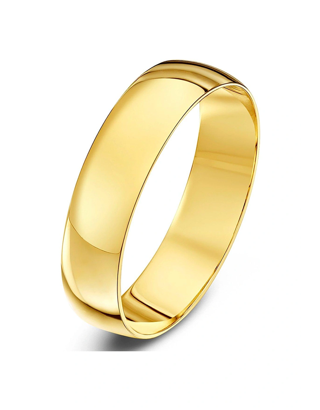 9ct Yellow Gold Personalised Band Wedding Ring, 2 of 1