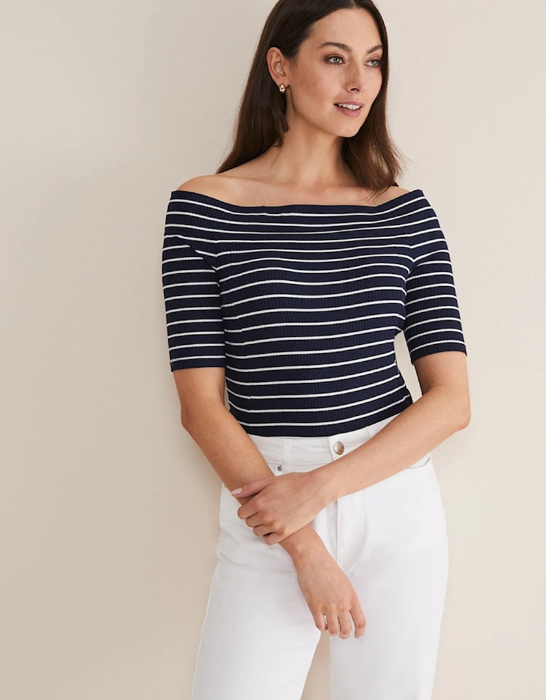 Taylah Striped Bandeau Top