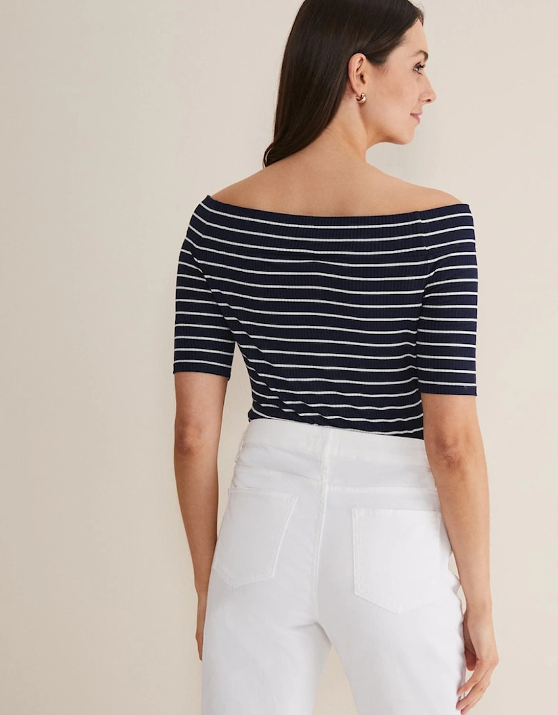 Taylah Striped Bandeau Top