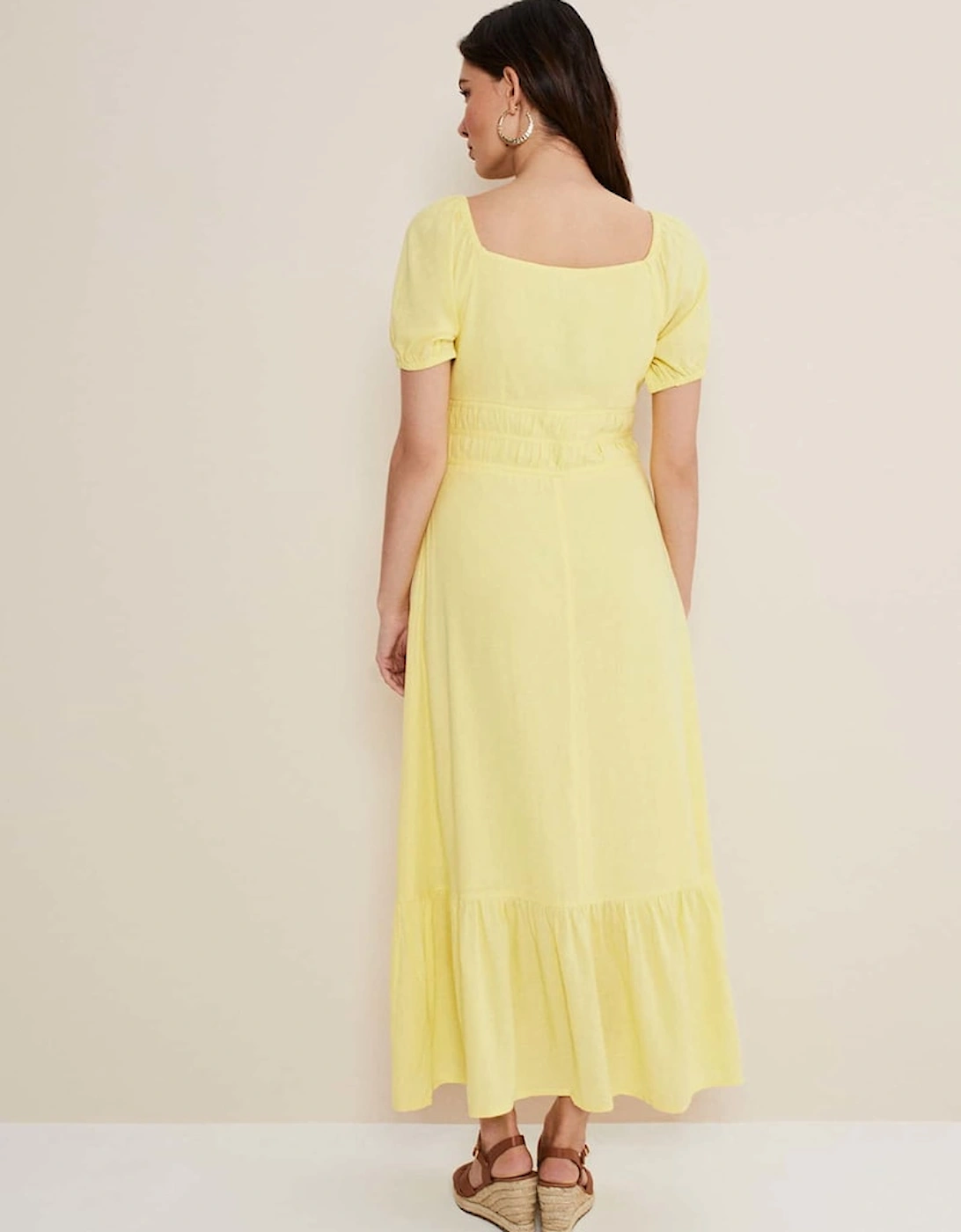 Maribella Linen Midi Dress
