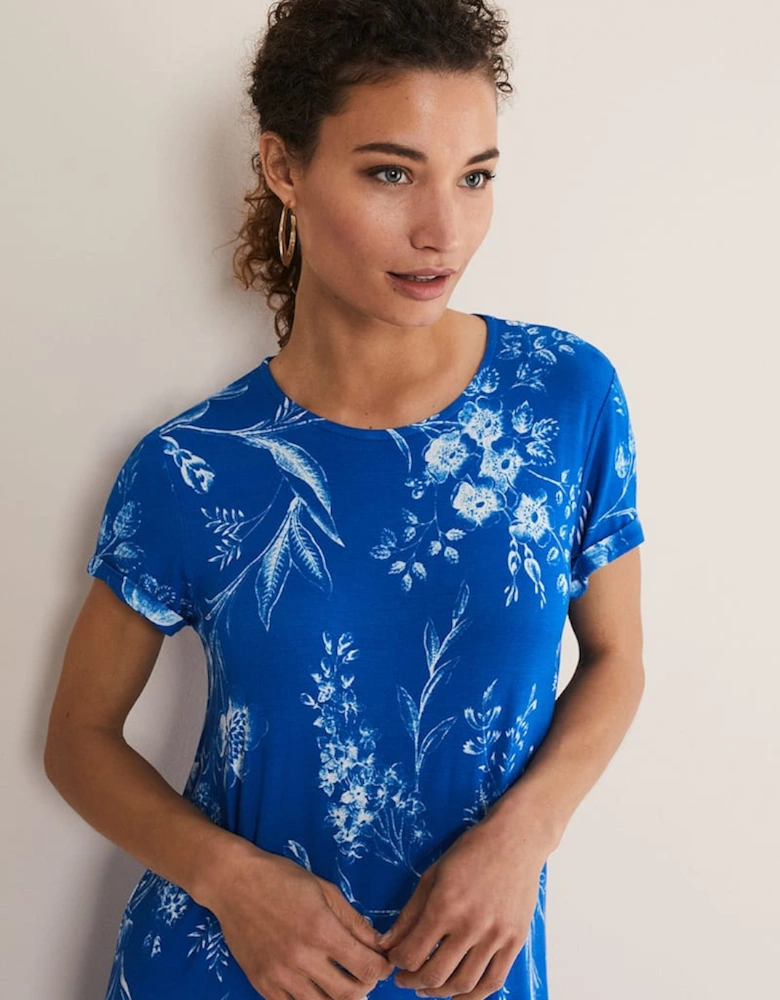 Roxanna Floral T-Shirt Maxi Dress