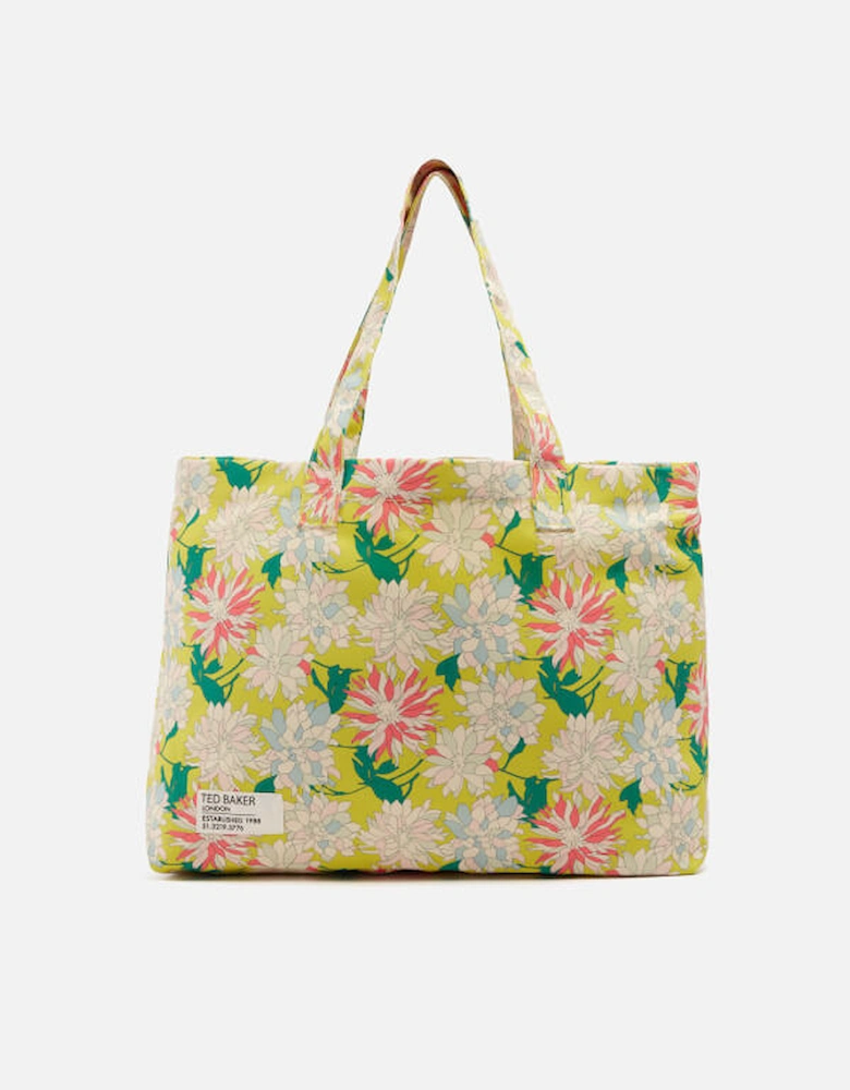 Kathyy Floral-Print Canvas Tote Bag