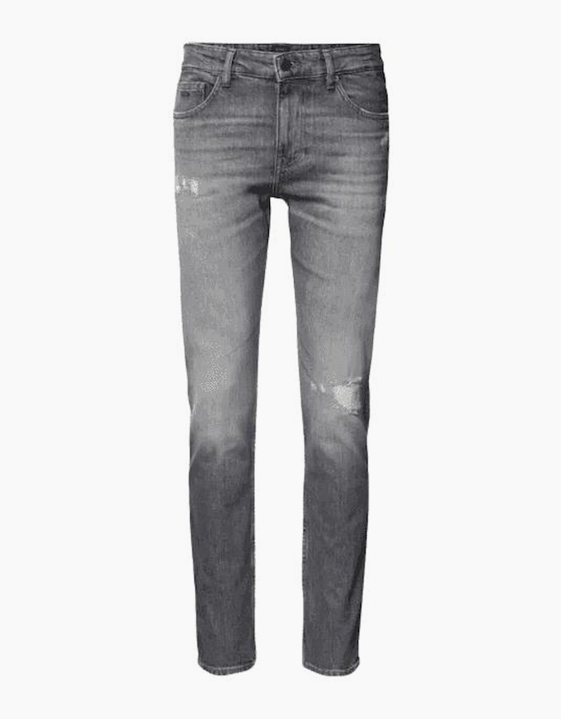 Hugo Boss Men's Grey Delaware Bc-L-C Slim Fit Blue Jeans