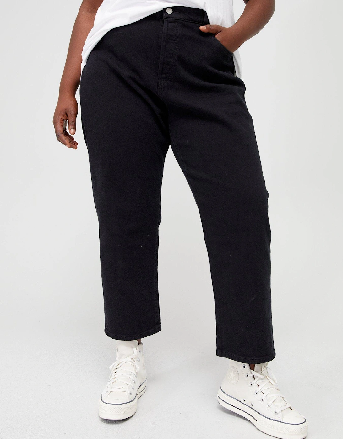 501® Crop Straight Leg Jean - Black Sprout, 5 of 4
