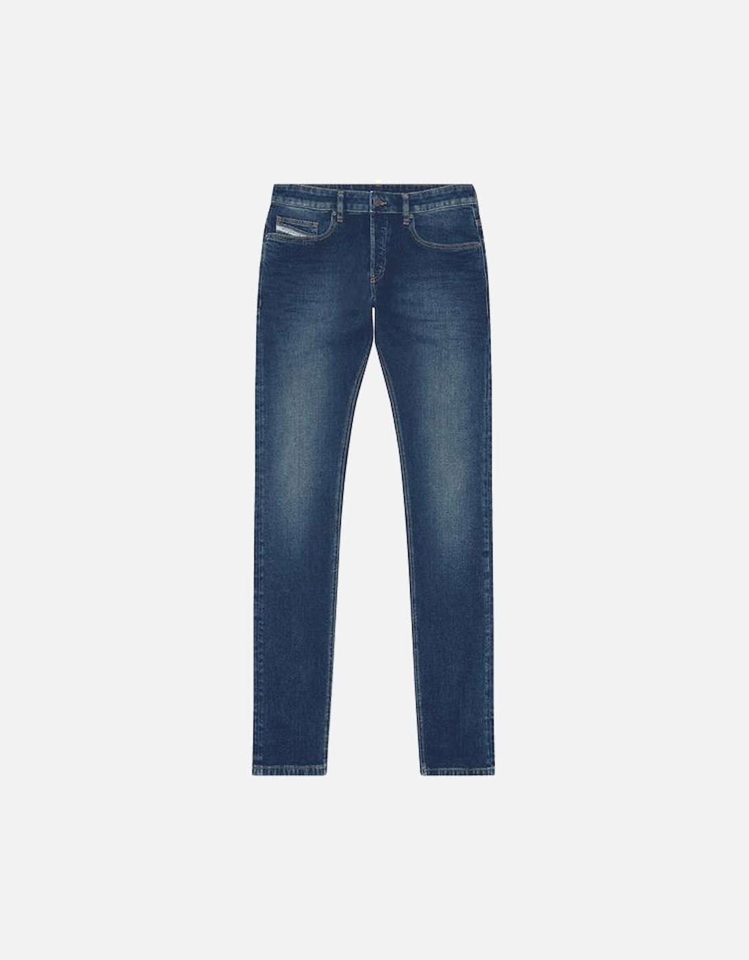 D-LUSTER Red Patch Slim Fit Dark Blue Jeans, 4 of 3