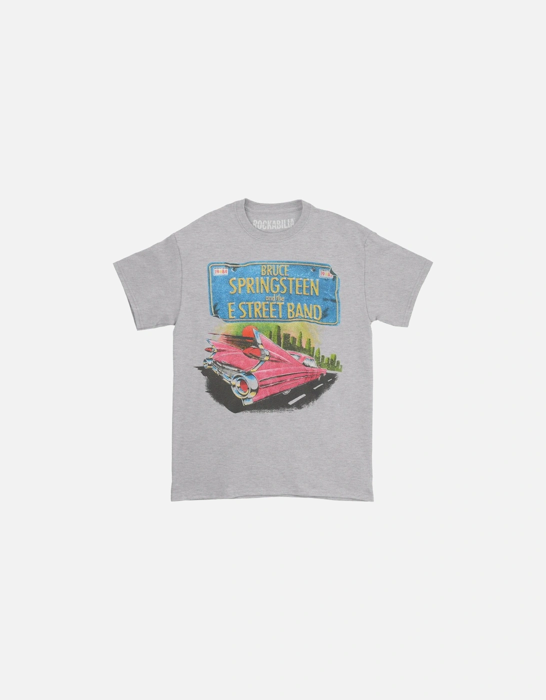 Unisex Adult Pink Cadillac Back Print T-Shirt, 3 of 2