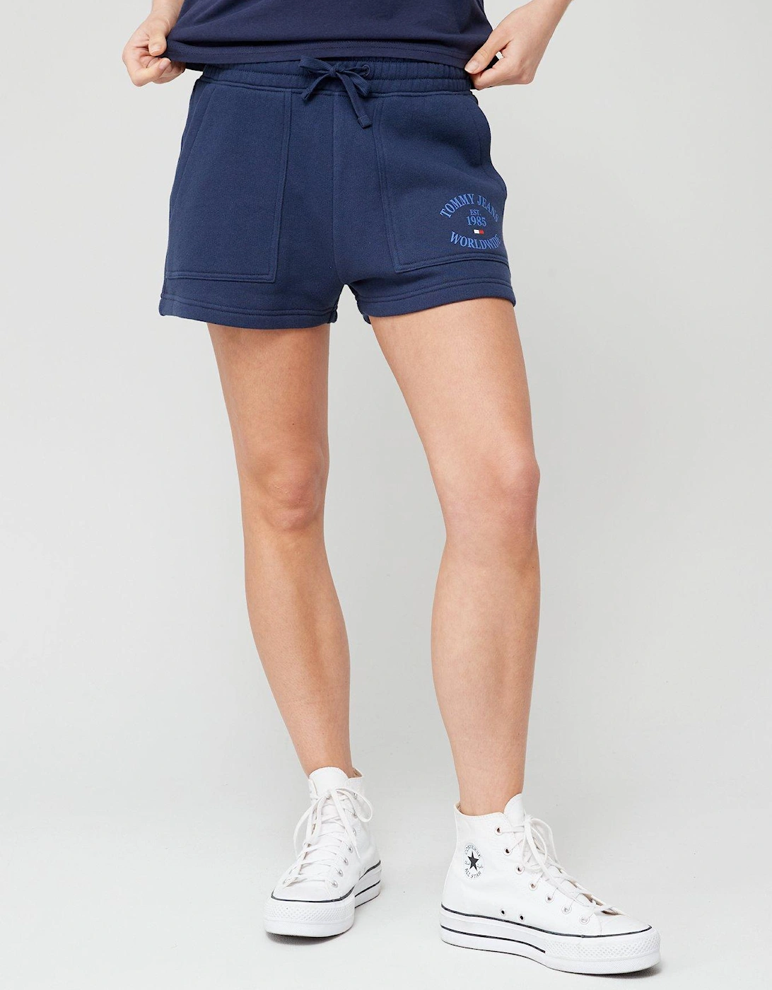 Relaxed Worldwide Sweat Shorts - Navy, 3 of 2