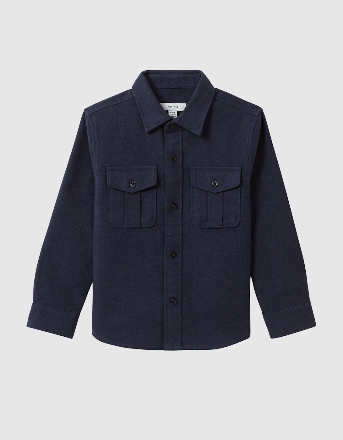 Brushed Cotton Patch Pocket Overshirt, 2 of 1