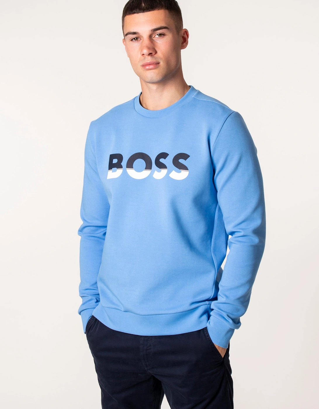 Salbo 1 Colour Block Logo Sweatshirt